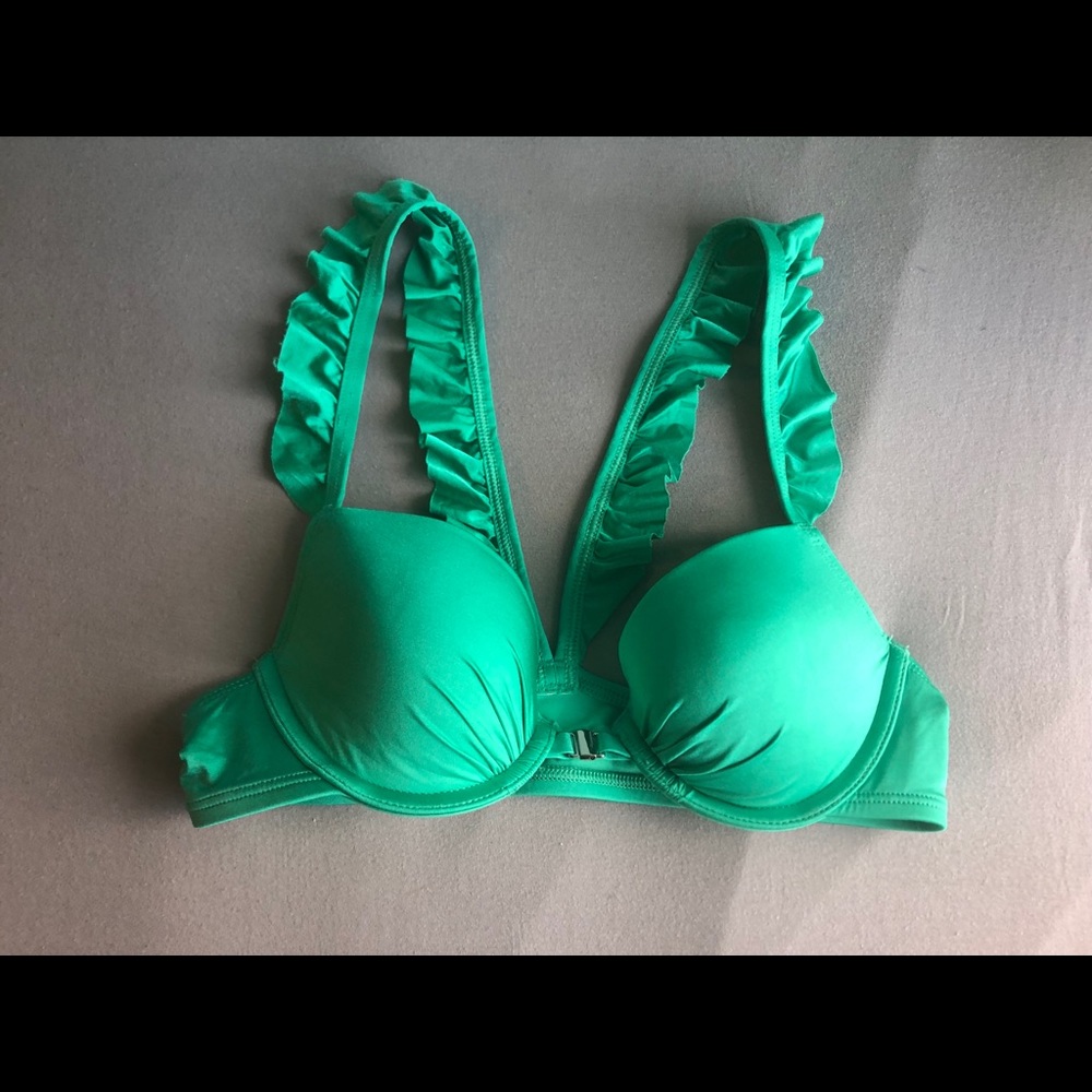 Aerie Green Bikini Top